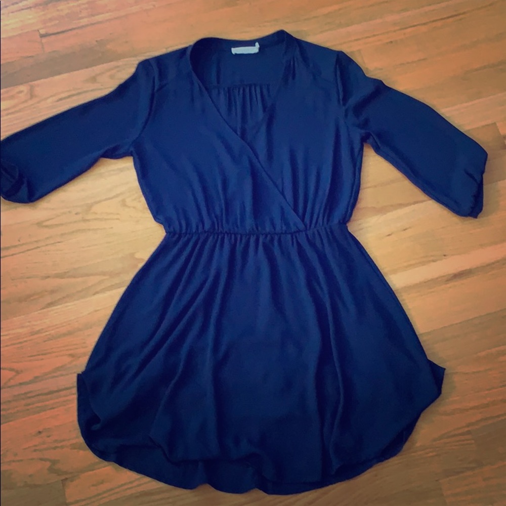 Lush may blue dress